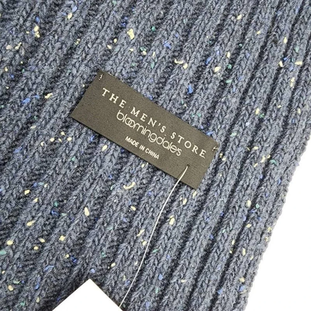 The Men's Store at Bloomingdale's Donegal Wool Blend Scarf One Size Denim Blue